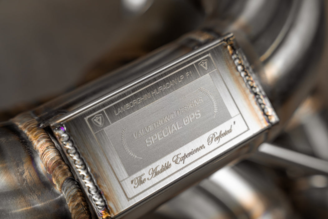 Système d'échappement à soupapes Valvetronic pour Lamborghini Huracan True F1 (LP580/610)