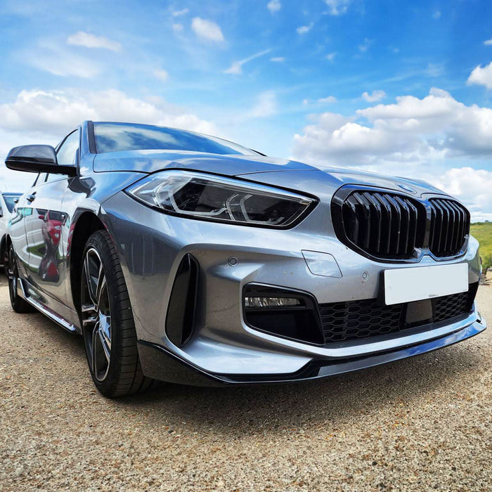 MP Style Gloss Black Front Splitter for BMW F40 1 Series 19-24