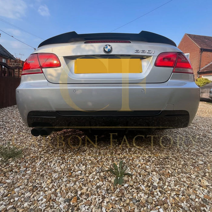 MP Style Gloss Black Rear Diffuser Twin Exhaust for BMW E92 E93 3 Series 05-13
