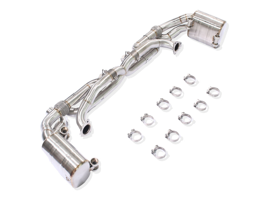 Yonristic Porsche 911 991.1 valved exhaust - system detail 1