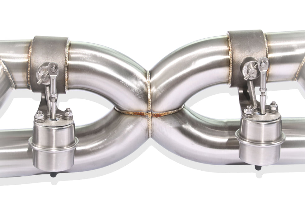 Yonristic Porsche 911 991.1 valved exhaust - system detail 2