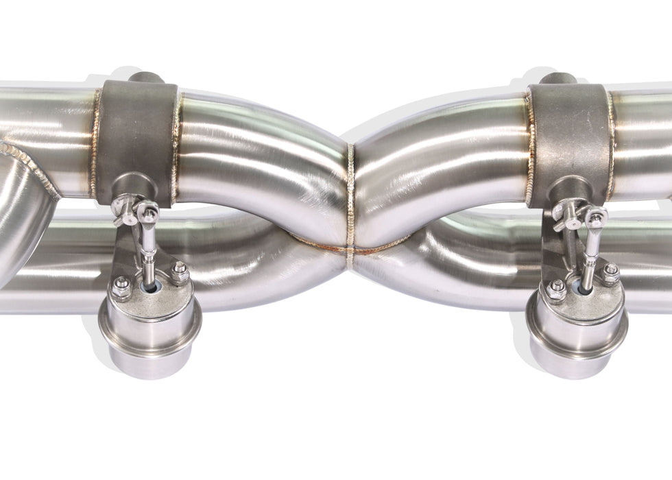 Yonristic Porsche 911 991.1 valved exhaust - system detail 3