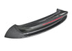 Porsche 992 ducktail spoiler - fitted rear deck view