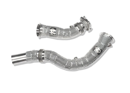S55 Catless Downpipes with Heatshield for F8X M3 M4 & M2C