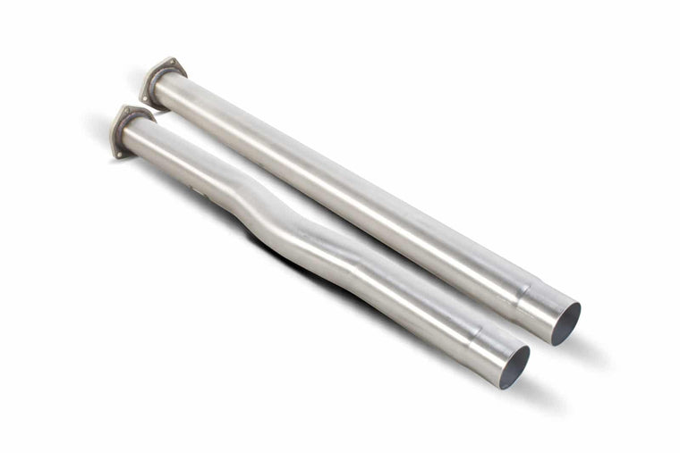 Audi RS3 8P Secondary Cat Replacement Pipes - Scorpion Red Power