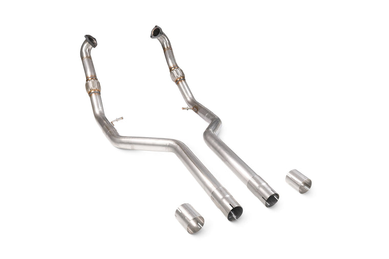 Audi S4 B9 Quattro 3.0T V6 Avant/Saloon Front Section Exhaust - Scorpion Red Power