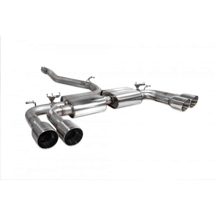 Audi S3 Saloon 8V Cat/GPF-back system - Scorpion Red Power