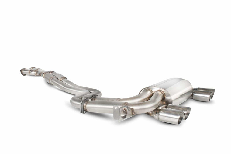 BMW E46 M3 Cat-back Exhaust - Scorpion Red Power