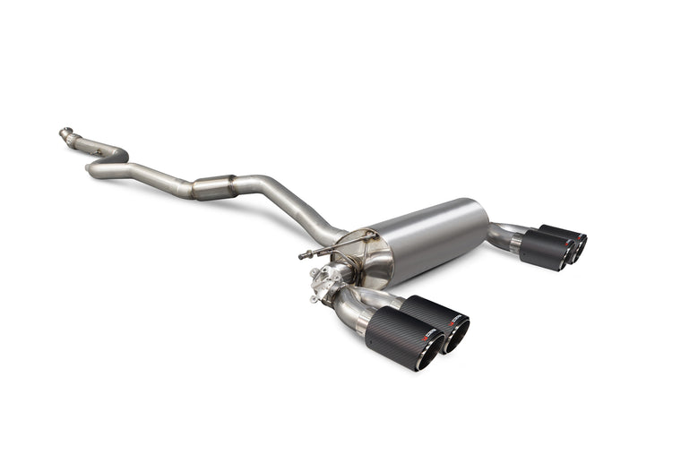BMW M2 F87 Cat-back Exhaust - Scorpion Red Power