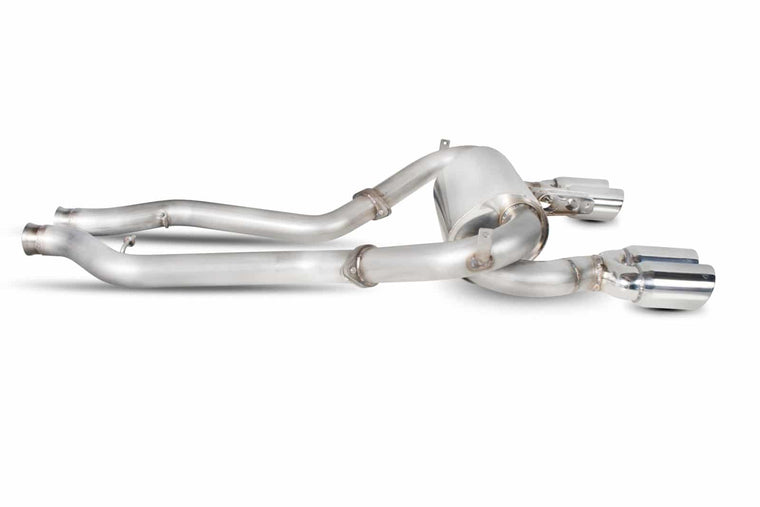 BMW E90, E92 M3 Half System Exhaust - Scorpion Red Power