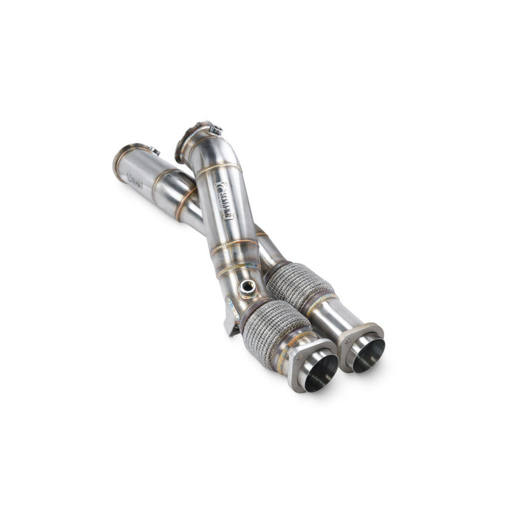 BMW X3M/X4M F97 Decat Downpipes - Scorpion Red Power