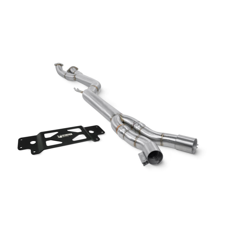 BMW M2 (G87) Single Pipe GPF Delete - Scorpion Red Power