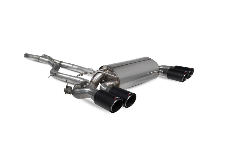 BMW M2 Competition F87N GPF-back Exhaust - Scorpion Red Power