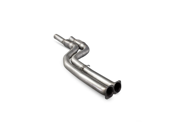 BMW F80 M3/M4 F82 F83 Downpipes - Scorpion Red Power