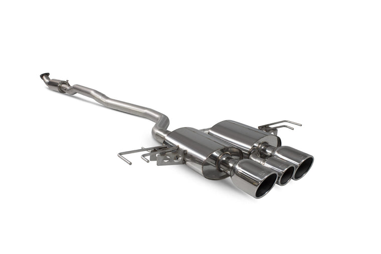 Honda Civic Type R FK8 L/H Drive Flex-back Exhaust - Scorpion Red Power