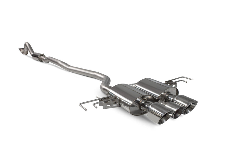 Honda Civic Type R FK8 R/H Drive Cat-back Exhaust - Scorpion Red Power