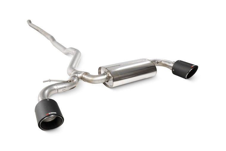 Mini Clubman F54 Cooper S Non Resonated Cat-back Exhaust - Scorpion Red Power