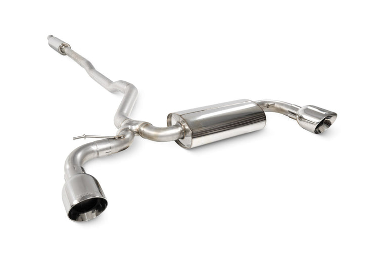 Mini Clubman F54 Cooper S 15-18 Non-GPF Models Resonated Cat-back System - Scorpion Red Power