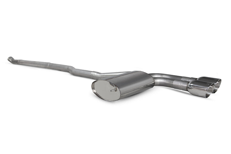 Mini Cooper S F55 Non-GPF Cat-back Exhaust - Scorpion Red Power