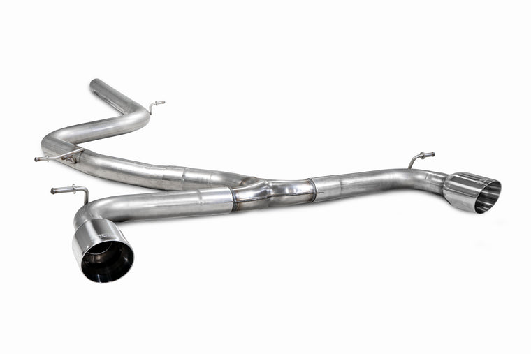 Volkswagen Golf MK7 GTD Cat-back Exhaust - Scorpion Red Power