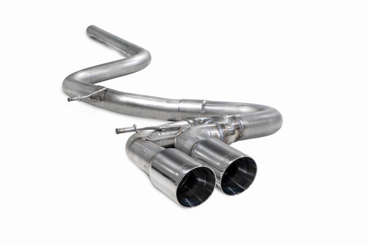 Volkswagen Golf MK7 GTD Cat-back Exhaust - Scorpion Red Power