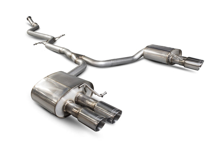 Audi A5 B8 2.0 TFSI Cat-back Exhaust - Scorpion Red Power