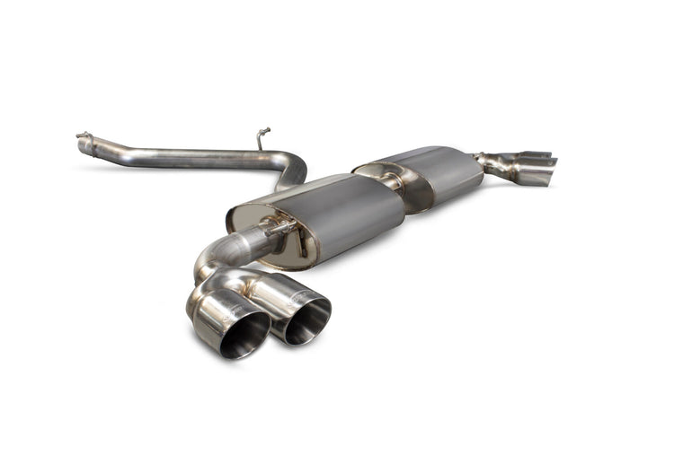 Audi TT Mk2 3.2 V6/TTS Mk2 Cat-back Exhaust - Scorpion Red Power