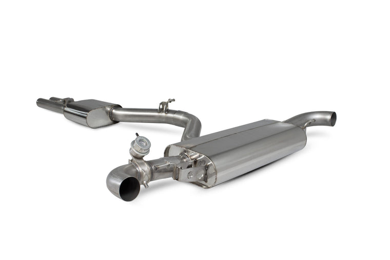 Audi TT RS MK2 Resonated Cat-back Exhaust - Scorpion Red Power