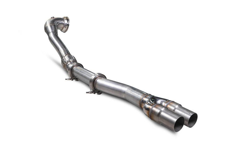 Audi RS3 8V Pre-Facelift Downpipe - Scorpion Red Power