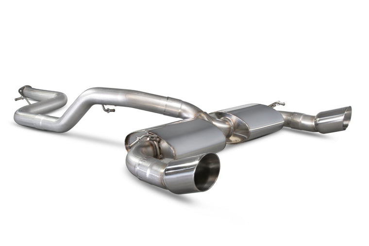Ford Focus MK2 RS Cat-back Exhaust - Scorpion Red Power