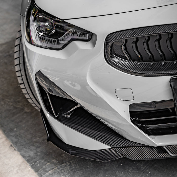 SQ Style Pre-Preg Carbon Fibre Front Splitter for BMW 2 Series G42 Coupe 21-Present