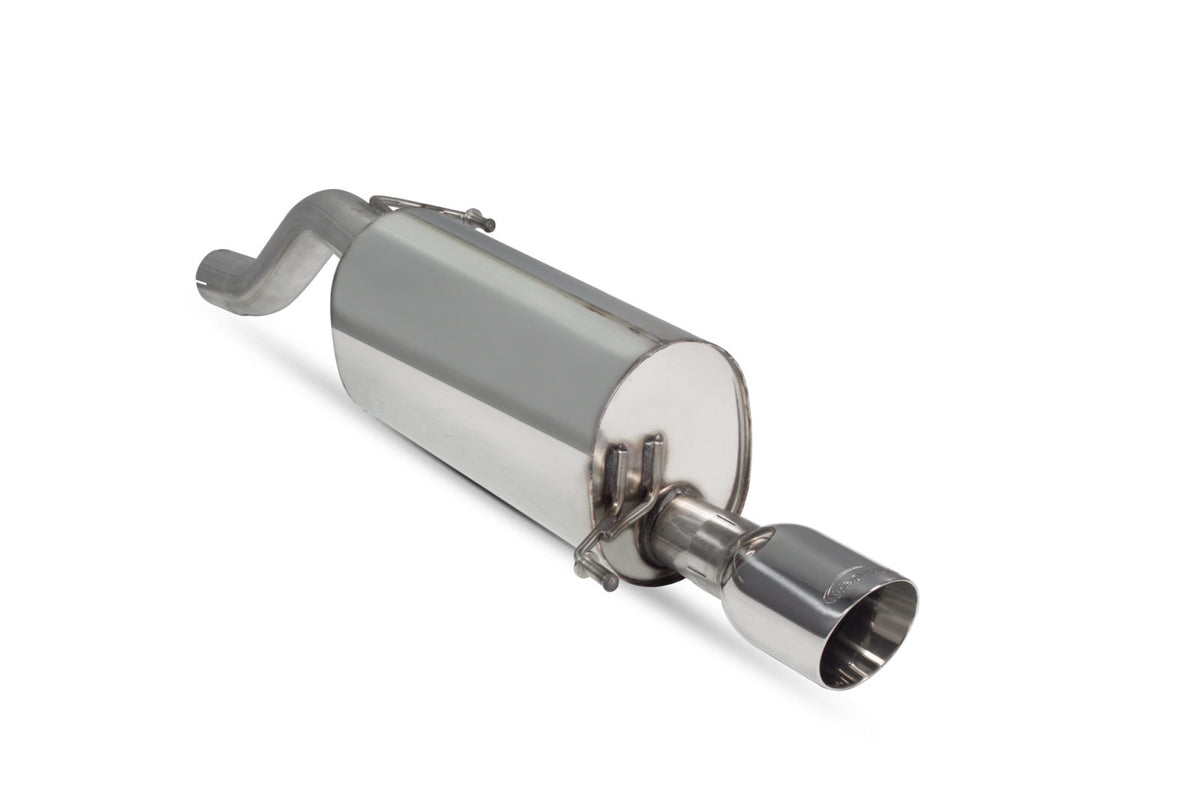 EEC Rear Exhaust Silencer With Chrome Tailpipe For Vauxhall Corsa D 1.2 (2006-2020)