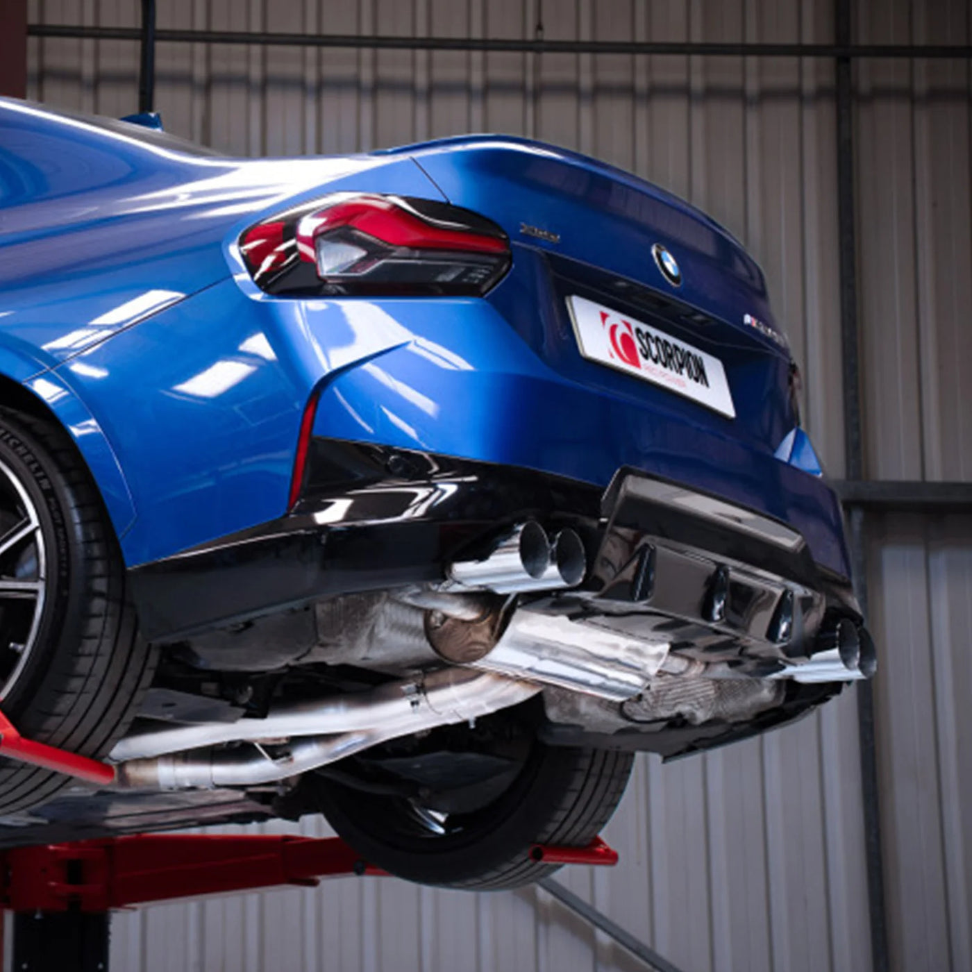 Scorpion exhaust dealer and fitting support at BAF Motorsport