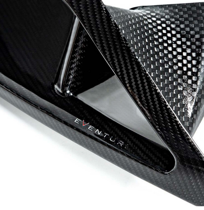 EVENTURI TOYOTA SUPRA HEADLAMP RACE INTAKE DUCT IN BLACK CARBON FIBRE (A90)