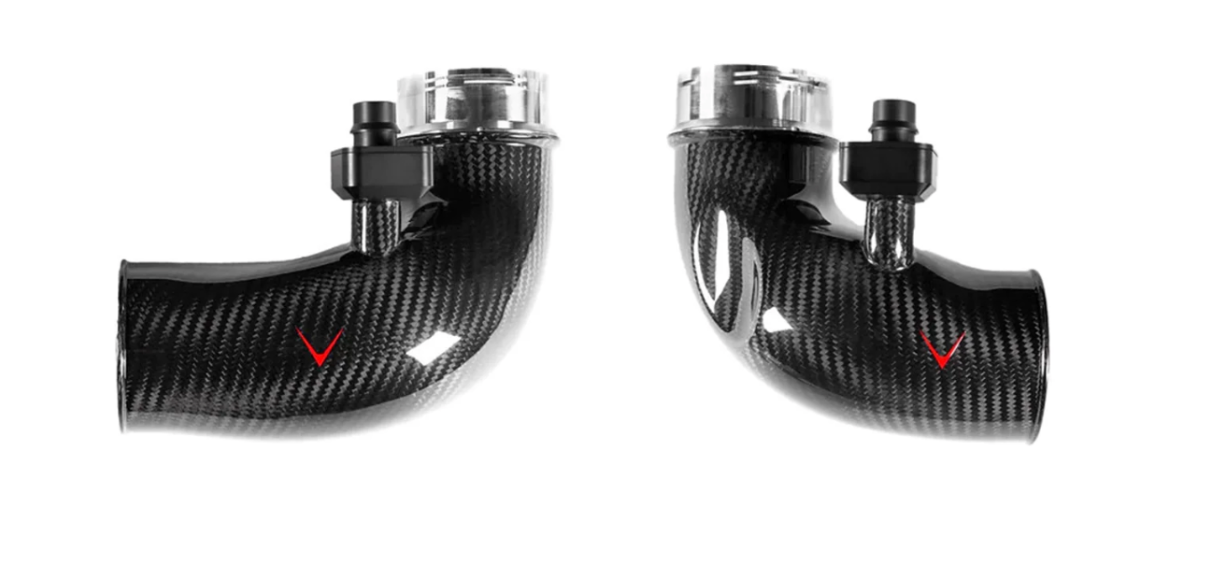 EVENTURI BMW M5/M8 TURBO INLET PIPES IN CARBON FIBRE (F90/F92)