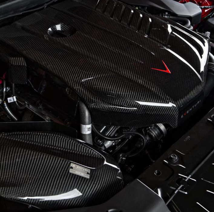EVENTURI TOYOTA SUPRA B58 ENGINE COVER IN BLACK CARBON FIBRE (A90)