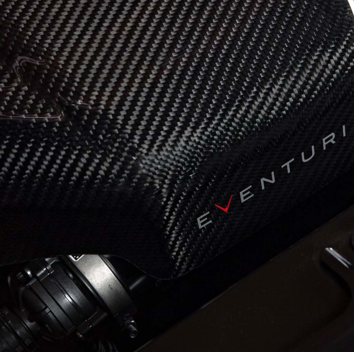EVENTURI TOYOTA SUPRA B58 ENGINE COVER IN BLACK CARBON FIBRE (A90)