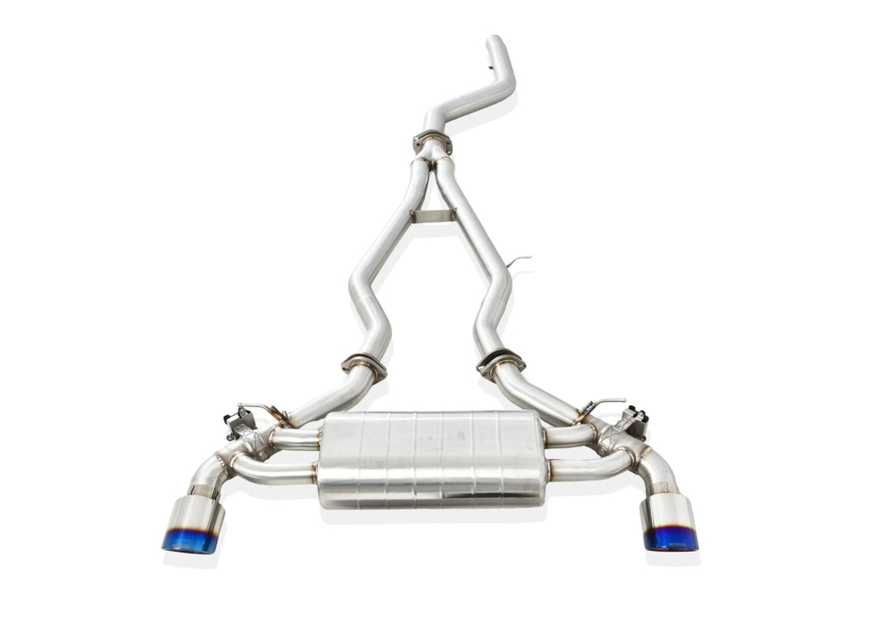 Yonristic Performance valved exhaust system for Toyota GR Supra A90 / A91 - main product view