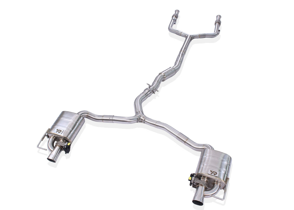 Yonristic Mercedes-AMG C43 W205 valved exhaust - system detail 1