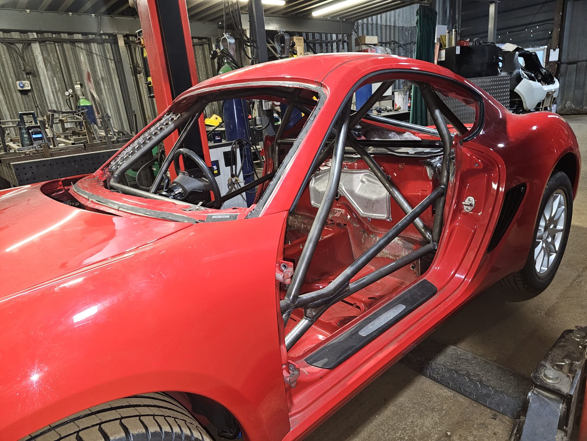 JP Cages - Porsche 987 Weld-In Cage Kit | FIA-Style Roll Cage for Caym ...