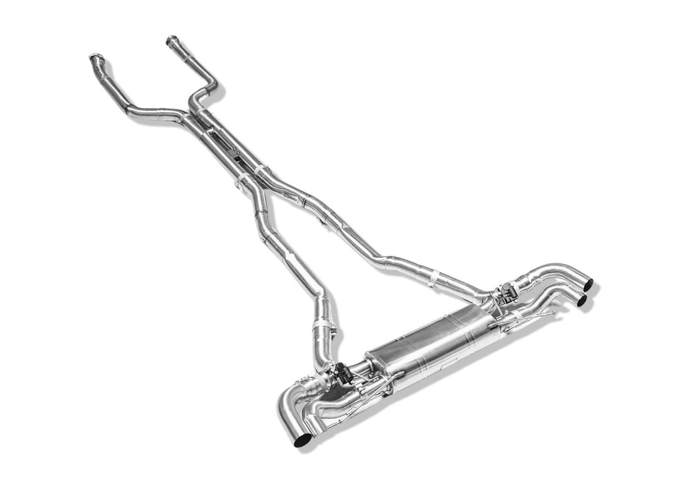 Yonristic BMW X5 M60i / X6 M60i exhaust - full system laid out