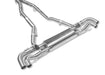 Yonristic BMW X5 M60i / X6 M60i exhaust - angled system view