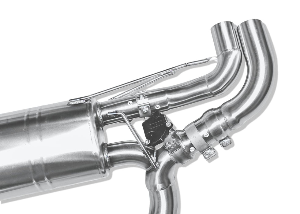 Yonristic BMW X5 M60i / X6 M60i exhaust - rear diffuser with tips fitted