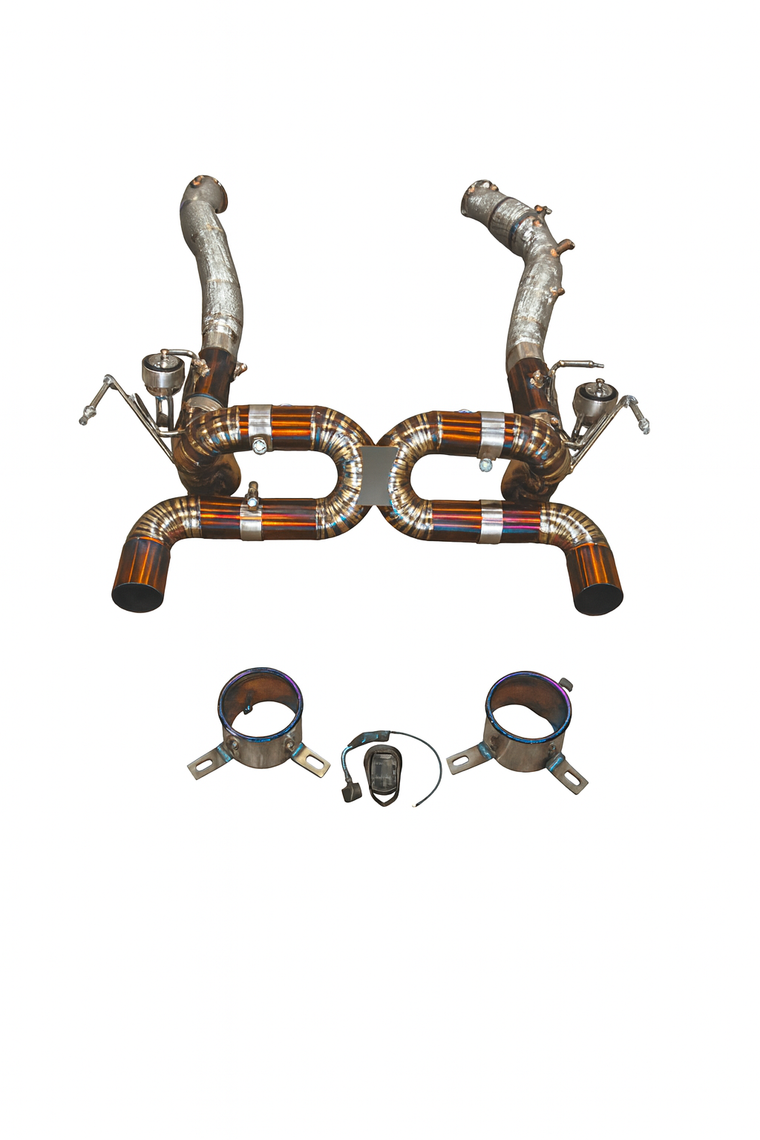 Ferrari F8 Valved Sport Exhaust System - Valvetronic Exhausts
