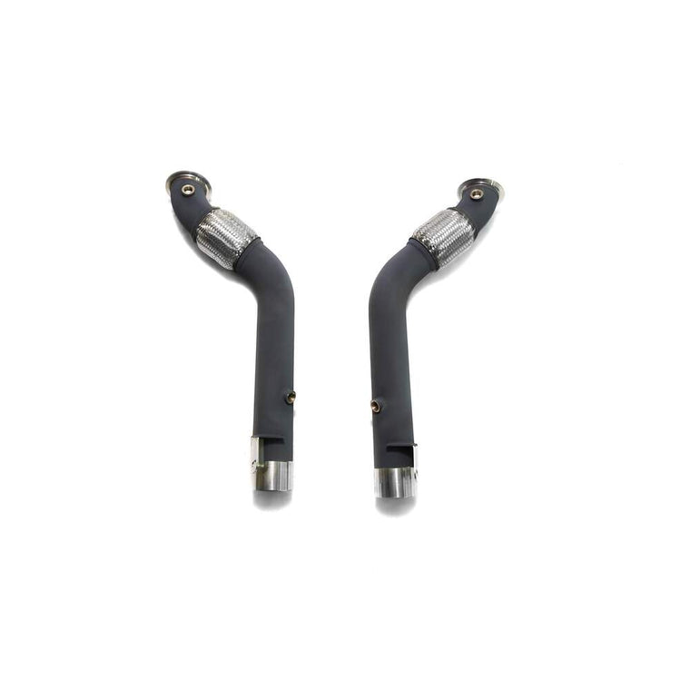 Armytrix Ceramic Coated High-flow Performance De-catted Down Pipe for Ferrari 488 GTB / Spider (2015-2020) - FS488-DDC 