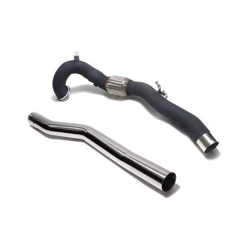 Armytrix Ceramic Coated High-flow Performance De-catted Down Pipe + Secondary Down Pipe With Cat Simulator (Fits NON-OPF Model) for Audi S3 8V Sportback (2013-2020) - AWVSR-DDC 