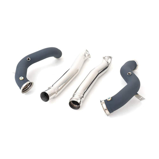 Armytrix Ceramic Coated High-flow Performance De-catted Down-pipe with Cat-simulator for Mercedes-AMG GT/GT S(2015-Present) - MBAGT-DDC 