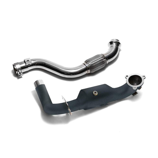 Armytrix Ceramic Coated High-flow performance de-catted down pipe with cat simulator + link pipe for Mercedes Benz W176 A180 A200 A250 (2012-2015) - MB270-DDC 