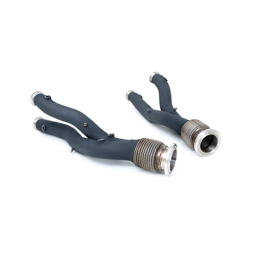 Armytrix Ceramic Coated High-flow Performance De-catted Pipe with Cat-simulator for Lamborghini Aventador SVJ LP770-4 (2018-Present) - LBASV-DDC 