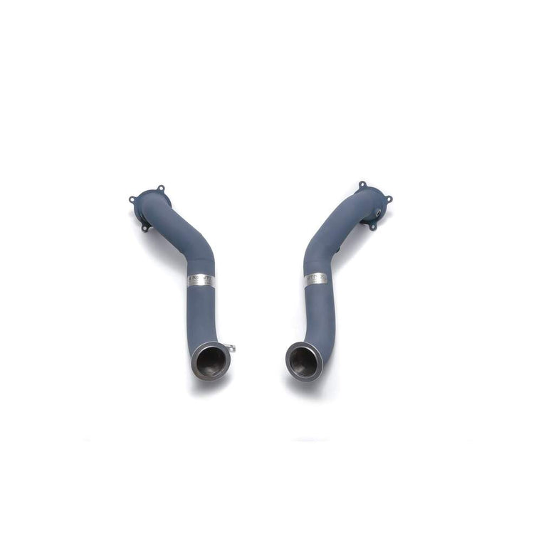 Armytrix Ceramic Coated High-flow Performance De-catted Pipe with Cat-simulator for McLaren 765LT (2020-present) - MC7XS-DDC 